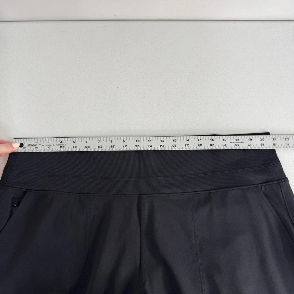 Athleta Venice High Rise Wide Leg Pants Womens 2X Black Yoga Trouser Athleisure